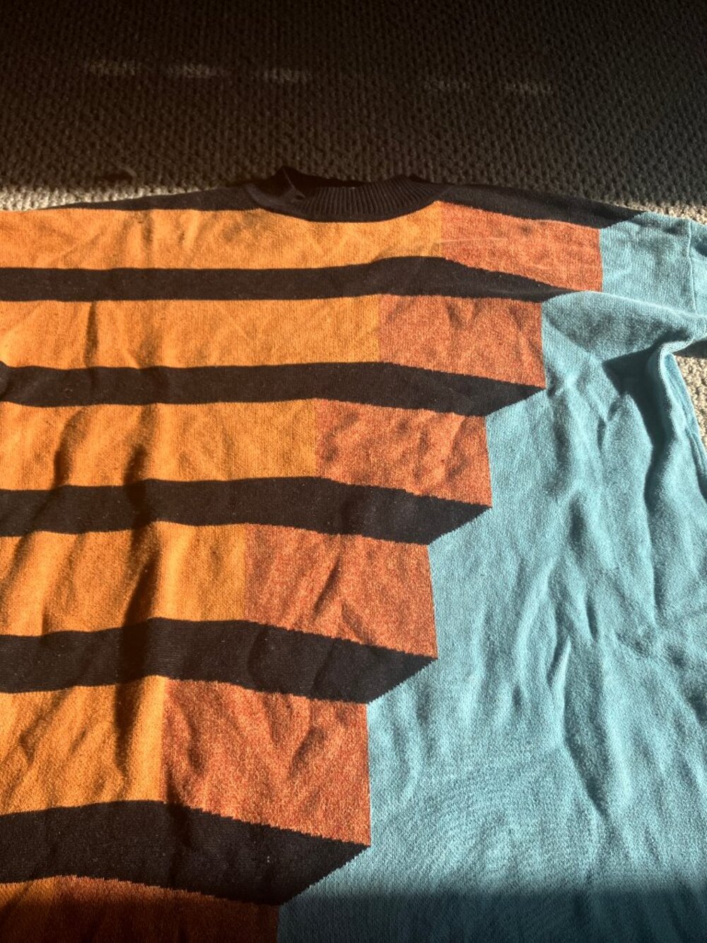 Rare Designer 2013 Joseph Aaron Segal Pretty Snake Oversize Sweater Dress Medium